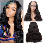 Glueless Body Wave U Part Wigs For Women Cheap Brazilian Human Hair Wigs 150% Density Ali Grace Hair Wigs U Shape Lace Wigs