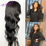 Ali Grace Hair Peruvian Body Wave Lace Closure Wig 4x4 Body Wave Closure Wig Pre Plucked Hairline Hair WIgs