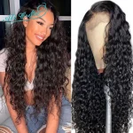 Ali Grace Wig Peruvian Water Wave Wig 13x4 Lace Front Human Hair Wigs with Baby Hair Water Wave Lace Front Wigs for Black Women