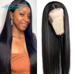 Ali Grace Brazilian Straight Lace Front Wig 13x6 Pre-Plucked Human Hair Wigs with Baby Hair Natural Hairline Straight Hair Wigs