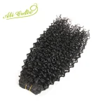 ALI GRACE Hair Malaysian Kinky Curly Hair Weave Bundles 100% Remy Human Hair Extension 10-28 Inch Natural Color