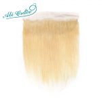 ALI GRACE Brazilian Straight 613 Blonde 13x4 Lace Frontal Ear to Ear Human Hair Remy Frontal 20 inch Can be Dyed