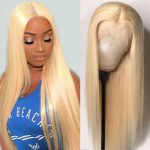 30 Inch Straight 613 Lace Front Wig Hd Lace Frontal Wig Blonde Straight Lace Front Human Hair Wigs T Part Brazilian Hair Wigs