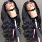 13X4 Transparent Lace Frontal Wigs Body Wave Lace Front Wig Wavy Lace Front Human Hair Wigs Remy 180% Brazilian Body Wave Wig