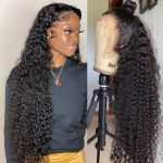 13x4 30 Inch Curly Full Lace Human Hair Wigs For Women Wet And Wavy Water Wave Lace Front Wig Hd Loose Deep Wave Frontal Wig