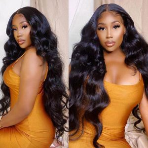 CHEAP HD Lace Frontal Wig Body Wave Lace Front Wig Transparent Wet And Wavy Lace Front Human Hair Wigs TPart Brazilian Hair Wigs
