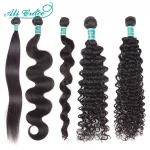 Ali Grace Hair Sample 5Pcs/Lot 18inch 33gram/Pc Staight Hair Body Wave Deep Wave KInky Curly Loose Wave Human Hair Bundles