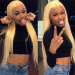 180% Straight 613 Lace Front Wig Honey Blond Lace Front Human Hair Wigs T Part 613 Frontal Wig Remy Hd Transparent Brazilian Wig
