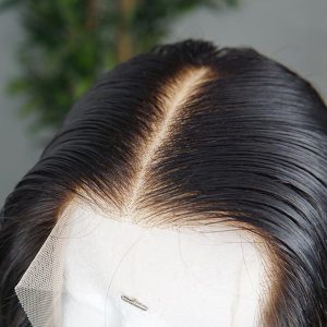 Dolago Lace Closure With Baby Hair Straight Remy Hair Natural Black Color 100% Human Hair Free Part