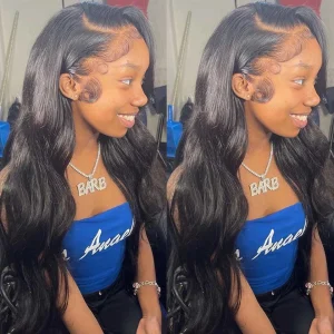 30 Inch Body Wave Lace Front Wig 13X4 Hd Lace Frontal Wig Transparent Wavy Full Lace Front Human Hair Wigs For Women Human Hair