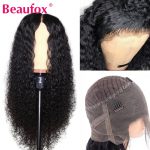 Beaufox 360 Lace Frontal Wigs Peruvian Water Wave 360 Lace Frontal Human Hair Wigs Pre Plucked Remy Lace Wig Make 360 Bun 150%