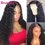 Brazilian Water Wave 360 Lace Frontal Wigs Lace Frontal Human Hair Wigs Pre Plucked With Baby Hair Remy Lace Wig 150% Beaufox