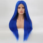 Blue wig
